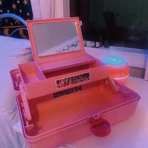 Pink Caboodle w/ Supreme Stickers